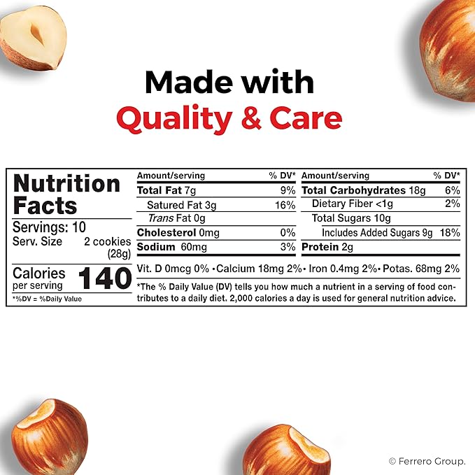 Nutella Biscuits, Hazelnut Spread With Cocoa, Sandwich Cookies, 20-Count Bag (Pack of 4) - Image 3