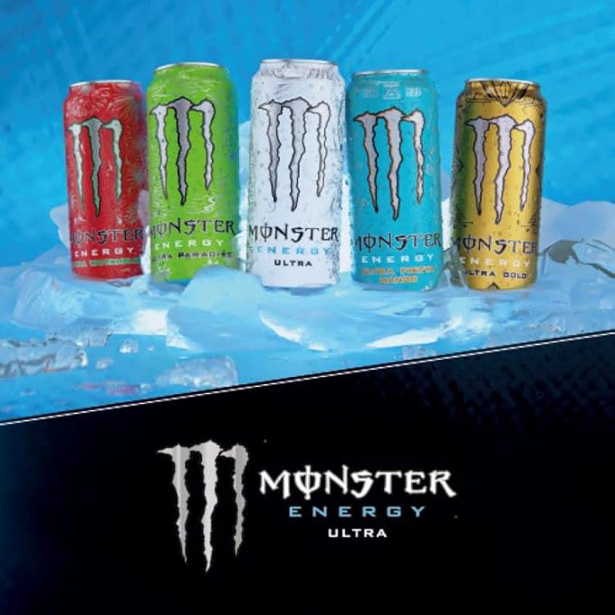 Monster Ultra Energy Drink Zero Sugar, 9 x 500 ml - Image 2