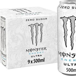 Monster Ultra Energy Drink Zero Sugar, 9 x 500 ml