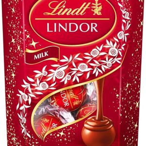 Lindt Lindor Milk Chocolate Truffles – 200g Box (Approx. 16 Balls) – Smooth Filling – Christmas, Gift, Birthday, Congratulations Treat