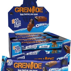 Grenade OREO Protein Bar - High Protein, Low Sugar, 12 x 60 g